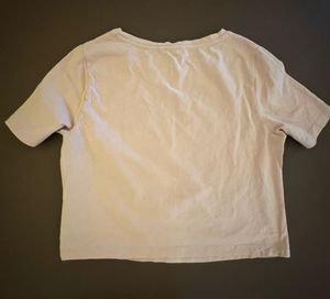 Beige Embellished Tee