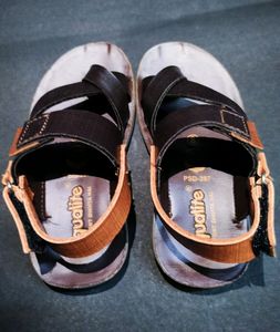Leather Sandal For 3-4 Years Girls