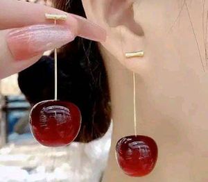 Cherry Drop Earrings