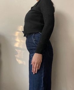 Double Zipper Full sleeve Top