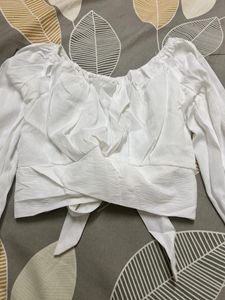 White Crop Top