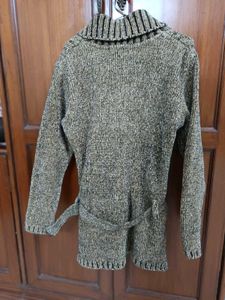 Belted Knit Cardigan