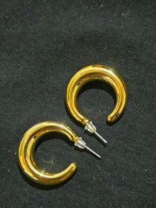 Golden Hoop Earrings