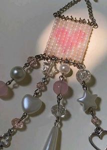 Beaded Pin Cum Phone Charm