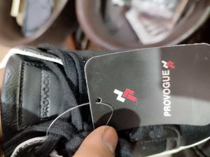 Stylish Black Leather Sneakers(UK 9 Only)