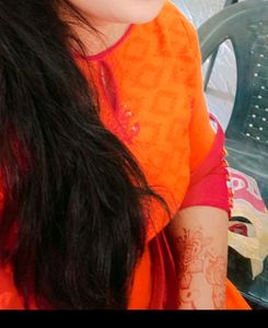 Mustard Yellow Kurti With Dupatta