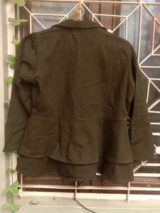 Women Blazer In Cotton Fabric