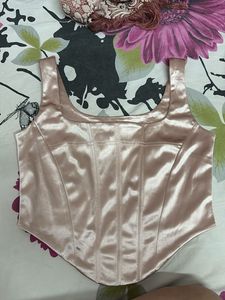 Champagne Corset With Boning