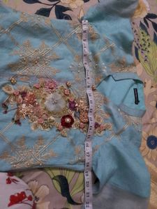 Elegant Embroidered Kurta Duppata Set