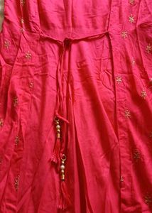 Pink Ethnic Long Top