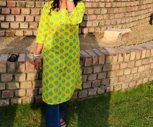 It&#39;s Two Kurtis - Pink Lucknow Chikankari ,Yellow