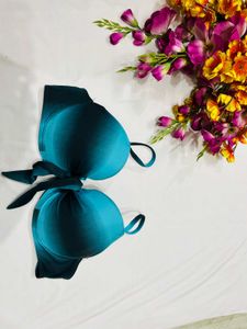 🇳🇿💫🎀Teal Bow-tie Bra