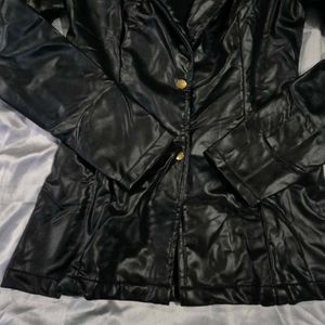 Faux Leather Jacket|Coat|goth|korean