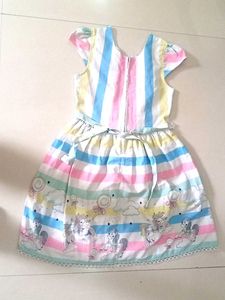Cute Unicorn Theme Frock
