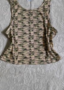 Women BSF Green /Tank Top