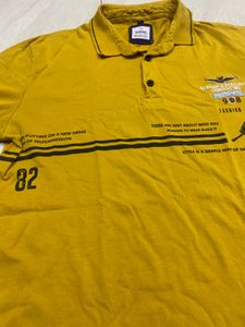 💛 Stylish Mustard Yellow Polo T-Shirt – Grab it