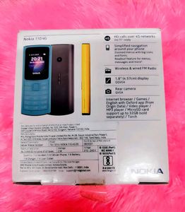 New Nokia 110 4G Keypad Mobile Phone