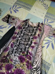 Floral Print Salwar Kameez