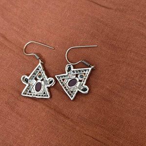 Vintage Stone Earrings