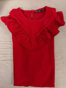 Van Heusen ❣️Red Ruffled Dress