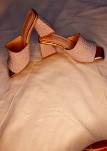 Beautiful Trendy Triangle Heels With Unique Shine