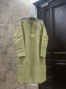 Lime Green Kurta And Pants