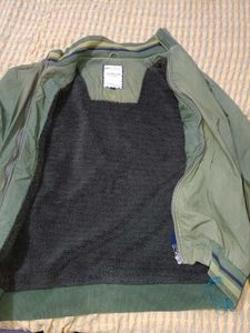 Green American Arrow Jacket with ck brand warmer