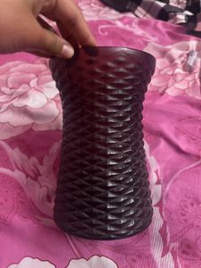 Glass Brown Vase