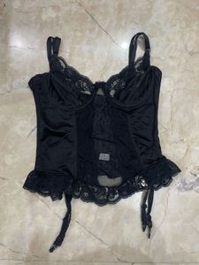 Black Lace Corset