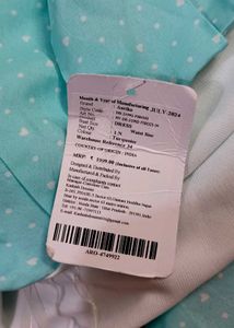 Polka Dot Blue Ruffle Dress