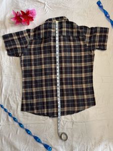 Checked Short Sleeve Shirt