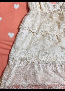 White Lace Mini Dress