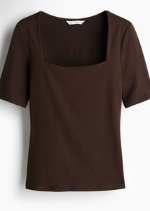 H&M square neck top