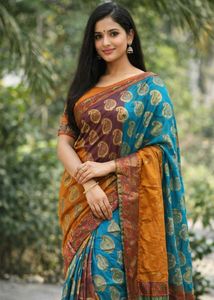 Beautiful Paisley Design Saree