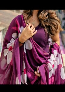 Purple Anarkali Dress