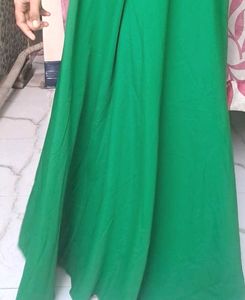 Elegant Green Ethnic Skirt