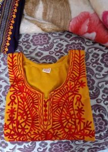 Woollen Aarik Work Kurta