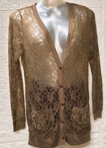 Floral Lace Brown 🤎 Top
