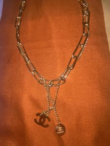 Chanel Logo Multilayer Y2K Chain Necklace