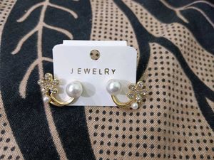 Pearl Flower Earrings