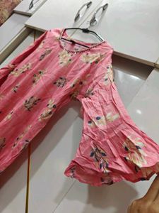 womens pink kurta