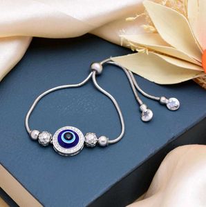 Pure Silver 925Hallmark Handmade Evil Eye Bracelet