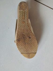 Gold Wedges Heels