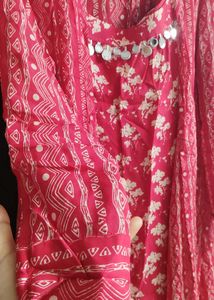 Red Dress And Jacket Set