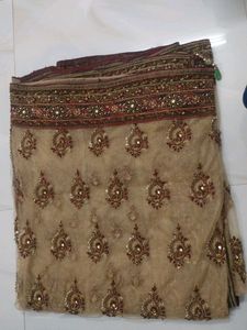 Elegant Embroidered Saree
