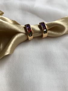 18k Gold Plated Gemstone Earrings 💎
