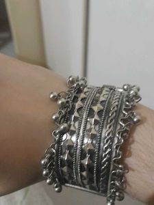 Silver Bangle Bracelet( For Navratri)