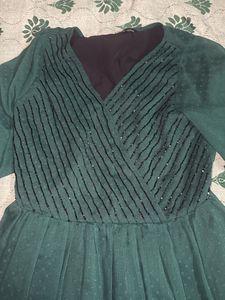 Green Long Sleeve Dress