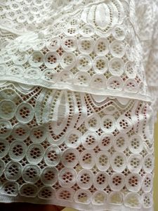 Peplum Netted Top/Tunic