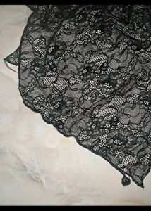 Black Lace Tube Top